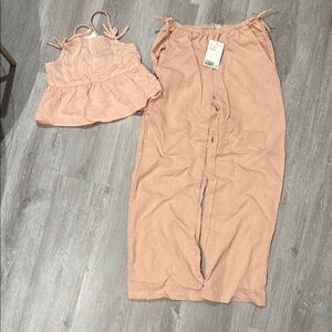 H&M Coral Kids Matching Set